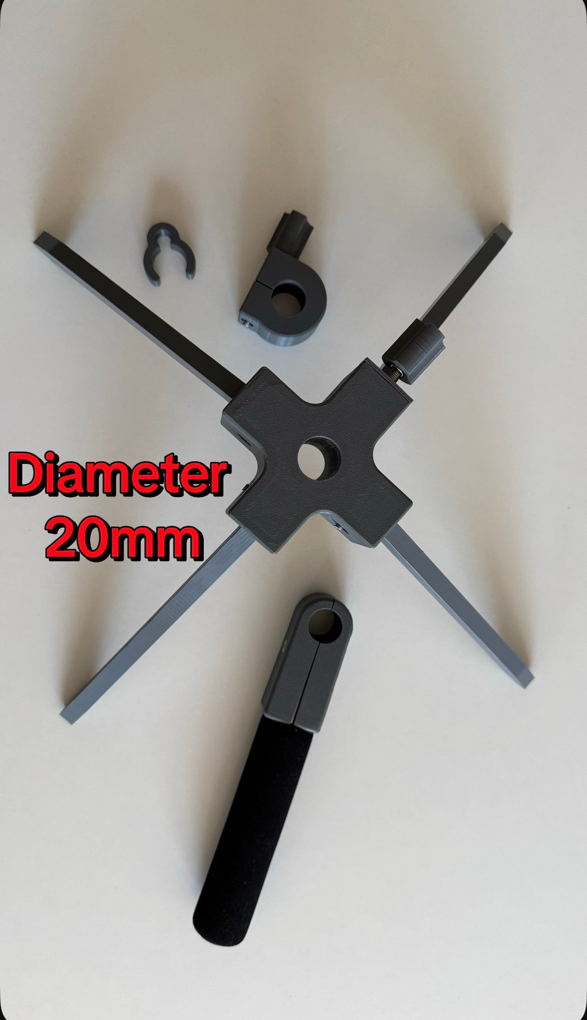 Winter Fishing Live Sonar Rotator ( DIY Kit Mounting Parts Only )