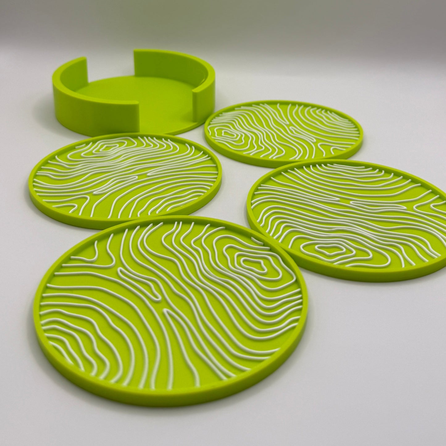 Topogrāfiskās / dziļuma kartes krūžu paliktņu komplekts