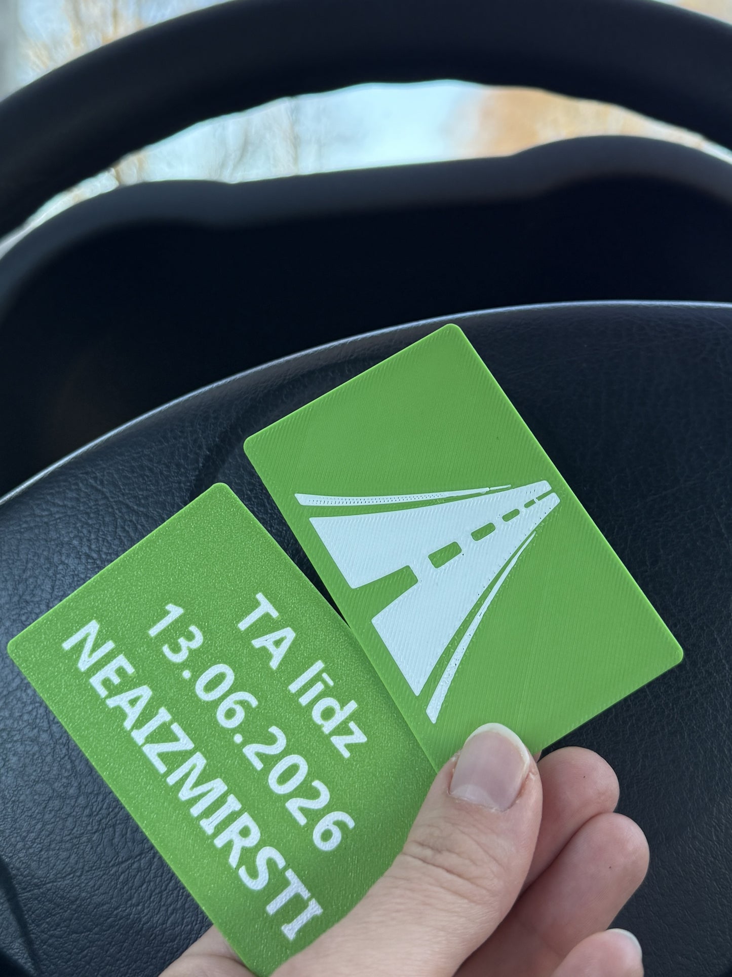 Technical Inspection Reminder Card